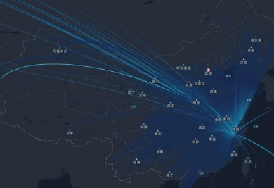 网站访客大数据腾讯地图API展示源码