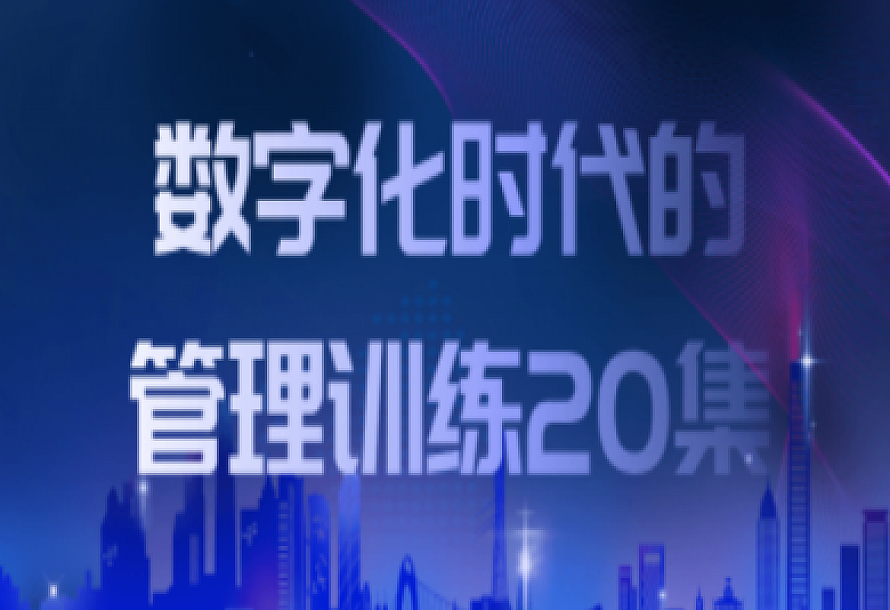 数字化时代的管理训练20集