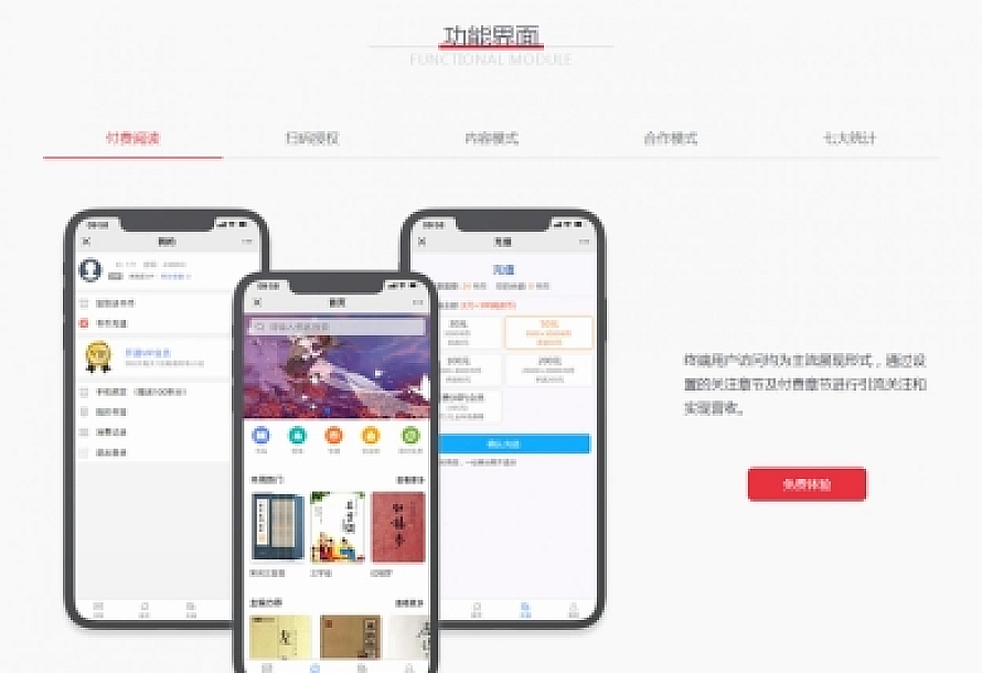 草莓CDMS独创的内容分销系统 微信小说平台系统v1.0
