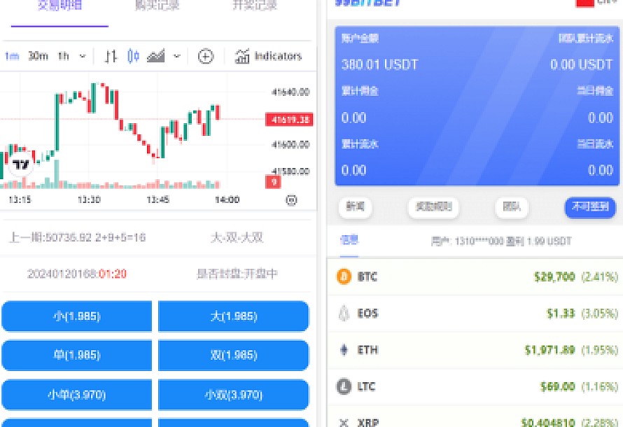 【亲测】开源版海外竞猜平台/海外双语言竞猜系统/USDT充值/虚拟币游戏平台